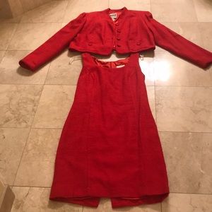 Two Piece Red Dress